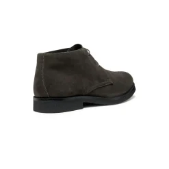 Polacchine in suede grigie da Uomo con suola traspirante Geox