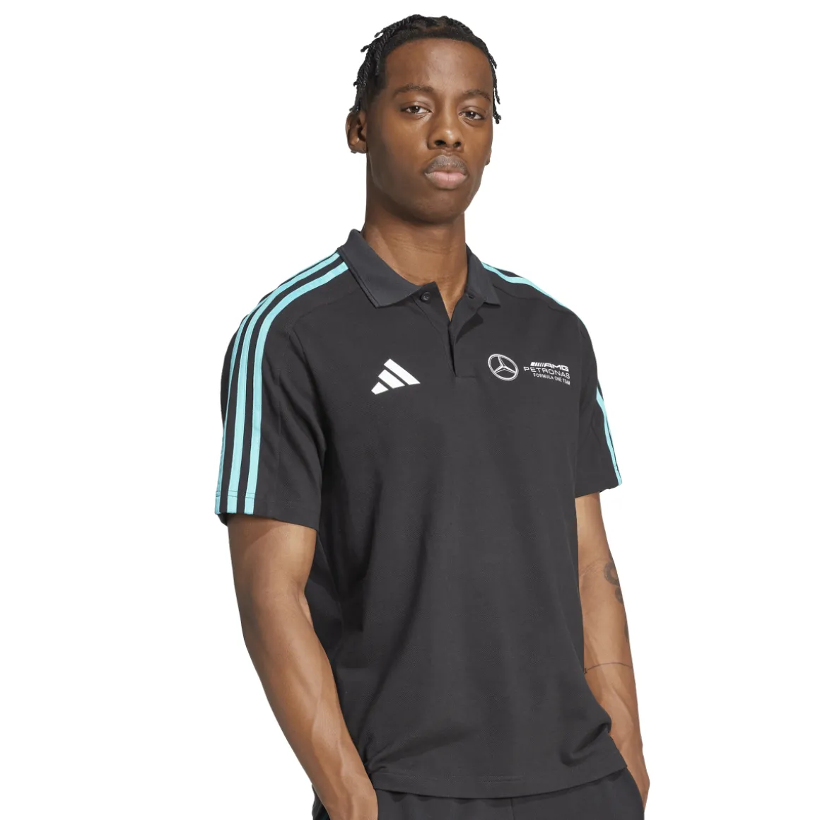 Polo da Uomo nera adidas x Mercedes-AMG Petronas F1 Team