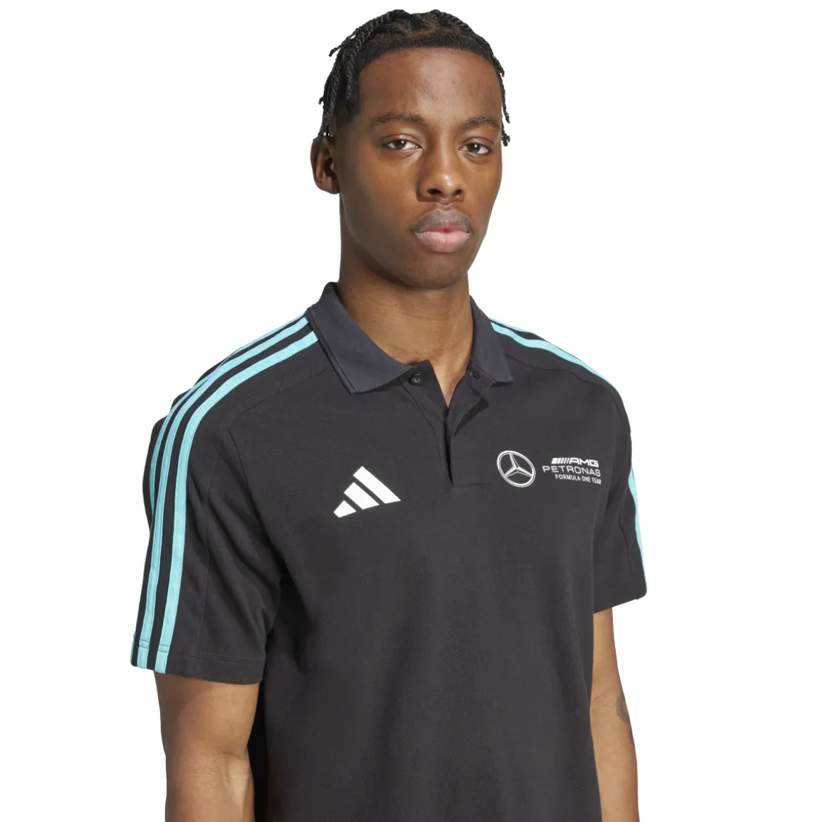 Polo da Uomo nera adidas x Mercedes-AMG Petronas F1 Team