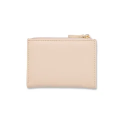 Portafoglio beige da Donna con dettagli multicolore effetto paglia Lora Ferres