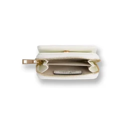 Portafoglio Bianco da Donna con logo in metallo Lora Ferres