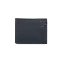 Portafoglio blu da Uomo con logo Navigare