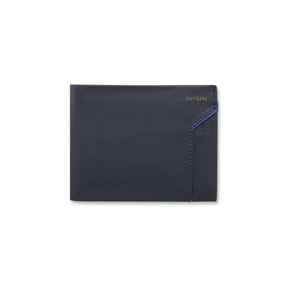 Portafoglio blu da Uomo con logo Navigare