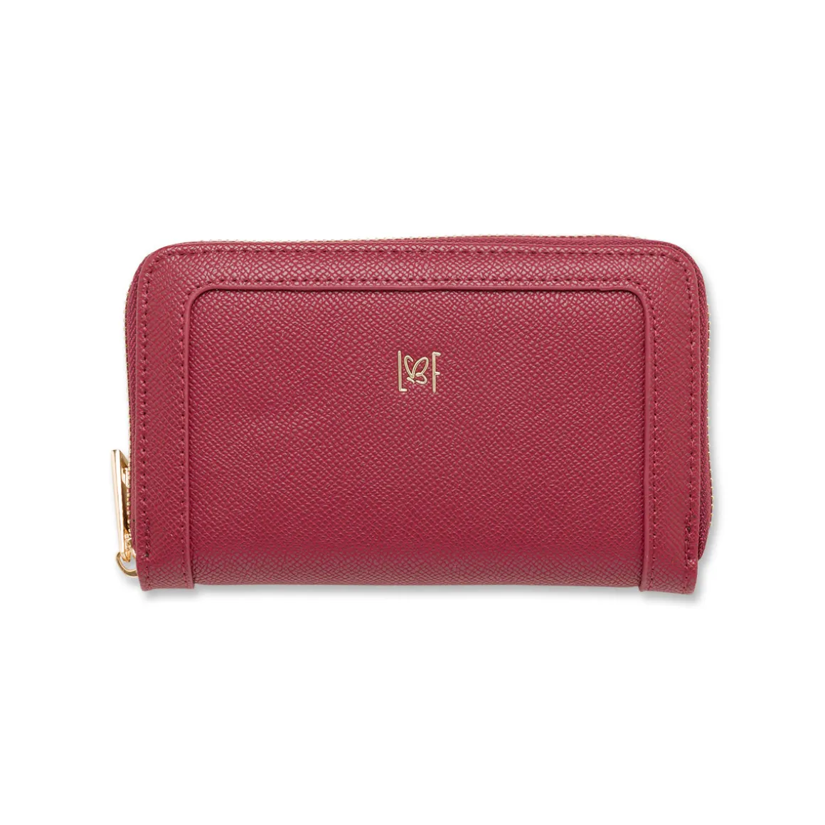Portafoglio da donna Lora Ferres bordeaux con logo
