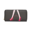 Portafoglio da donna nero con gambe Swish Jeans