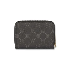 Portafoglio da donna nero con stampa monogramma Carrera Jeans