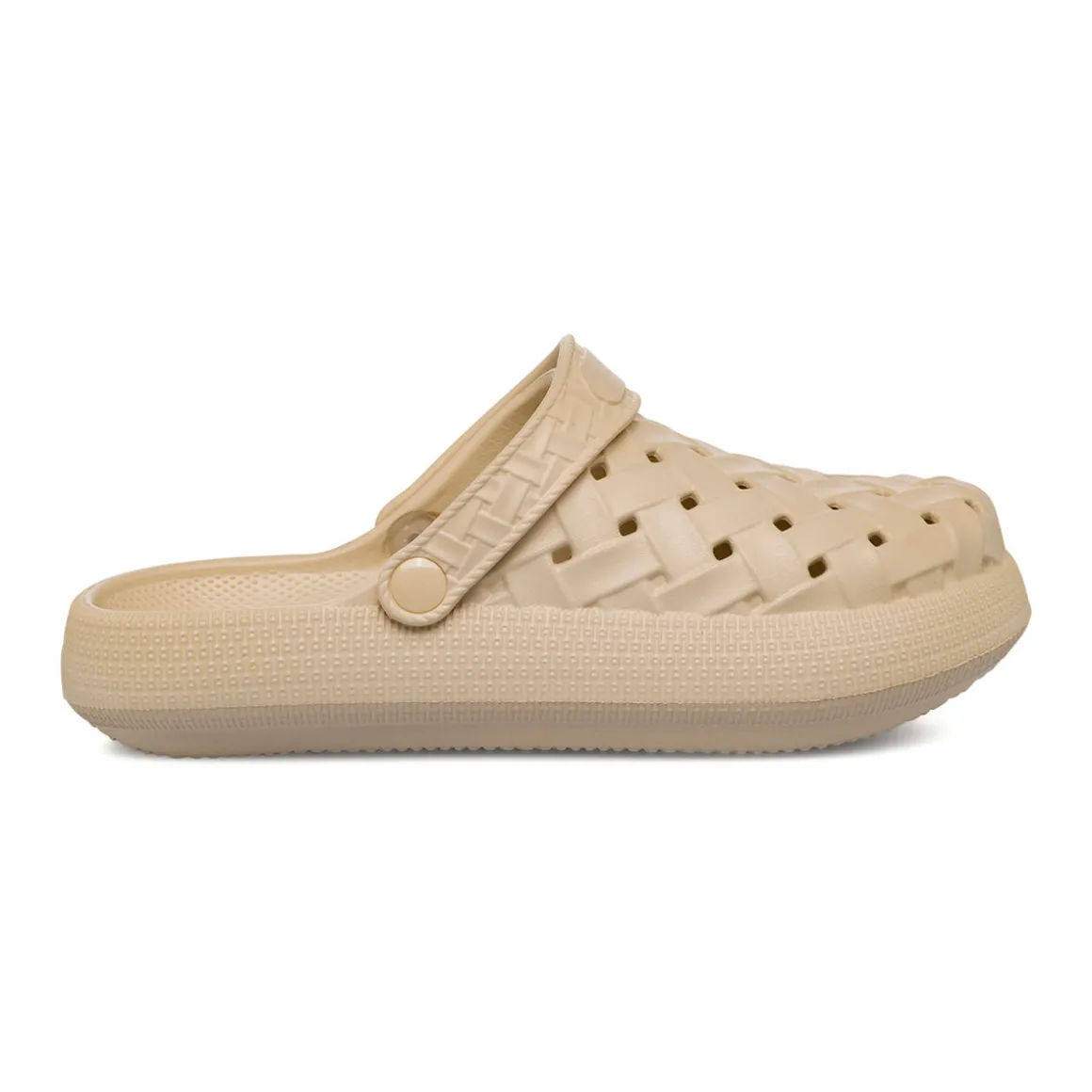 Sabot beige da Donna con trama intrecciata Lora Ferres On The Beach