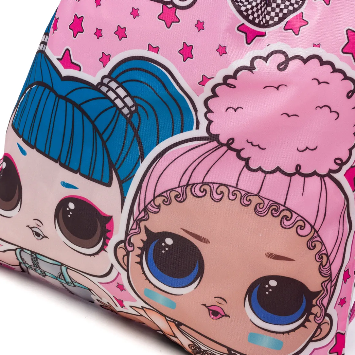 Sacca portatutto rosa con stampa L.O.L. Surprise!