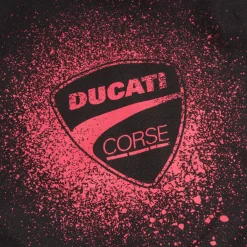 Sacca Zaino nera con Stampa e logo rosso Ducati Corse