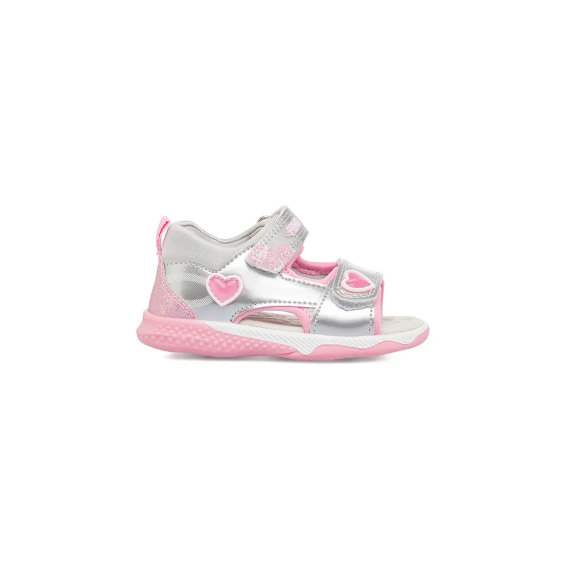 Sandali bambina primi passi argento Primigi Baby Active