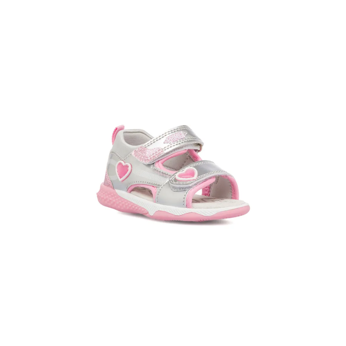 Sandali bambina primi passi argento Primigi Baby Active