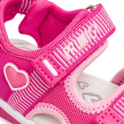 Sandali bambina primi passi fucsia con chiusura a strappo Primigi Baby Active