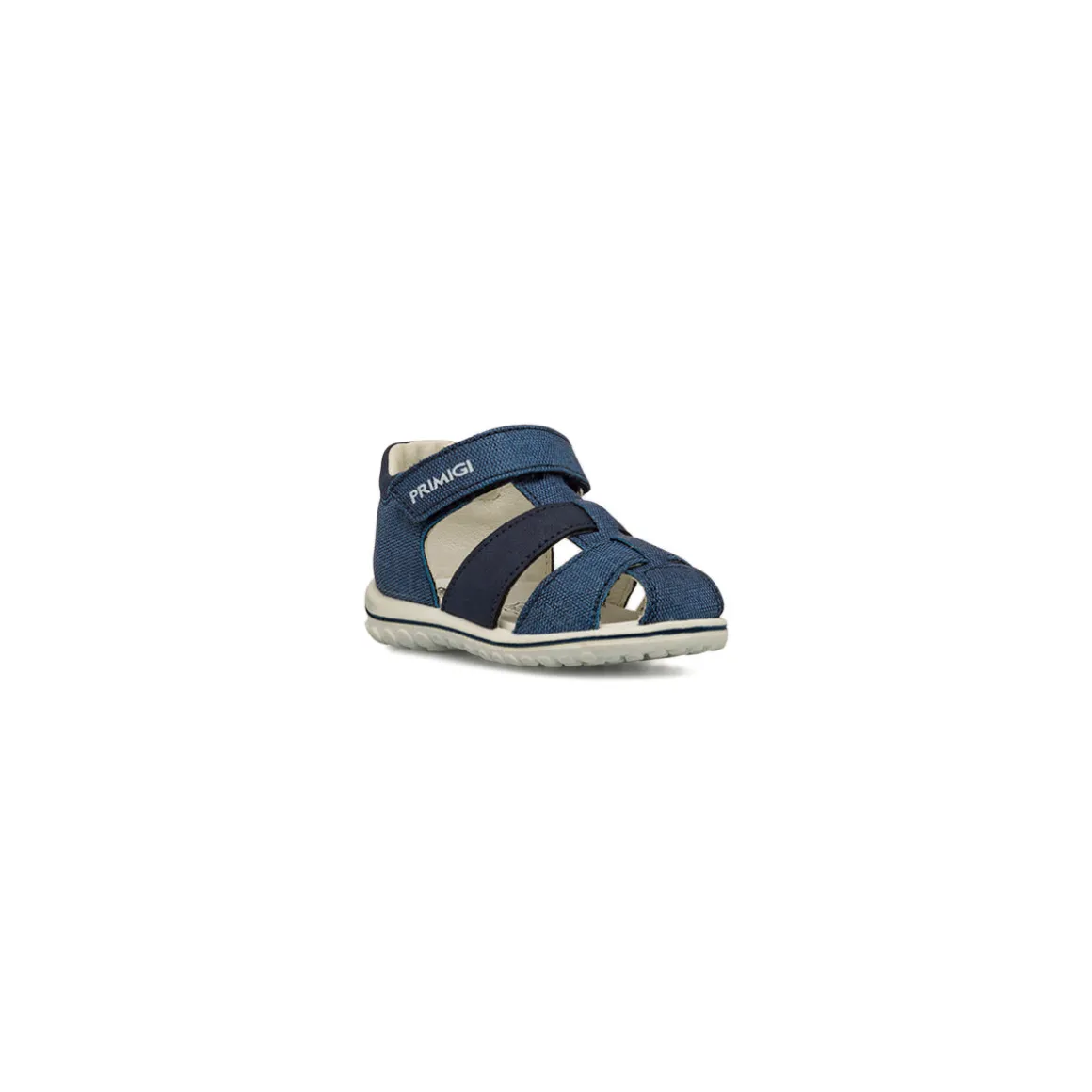 Sandali blu effetto Jeans Primi Passi Bambino con logo Primigi