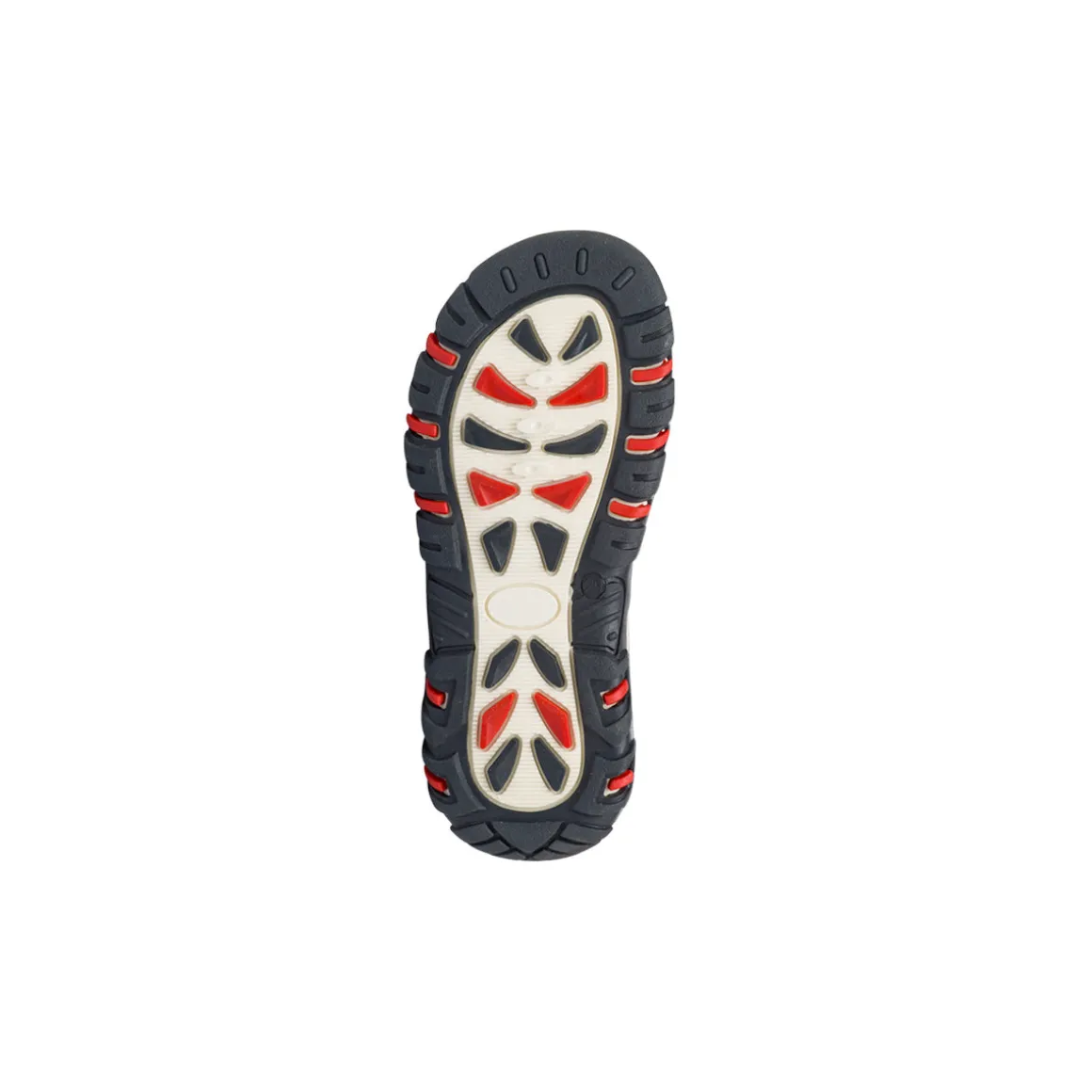 Sandali da Bambino Blu navy e rossi con sottopiede in Pelle Space Boy