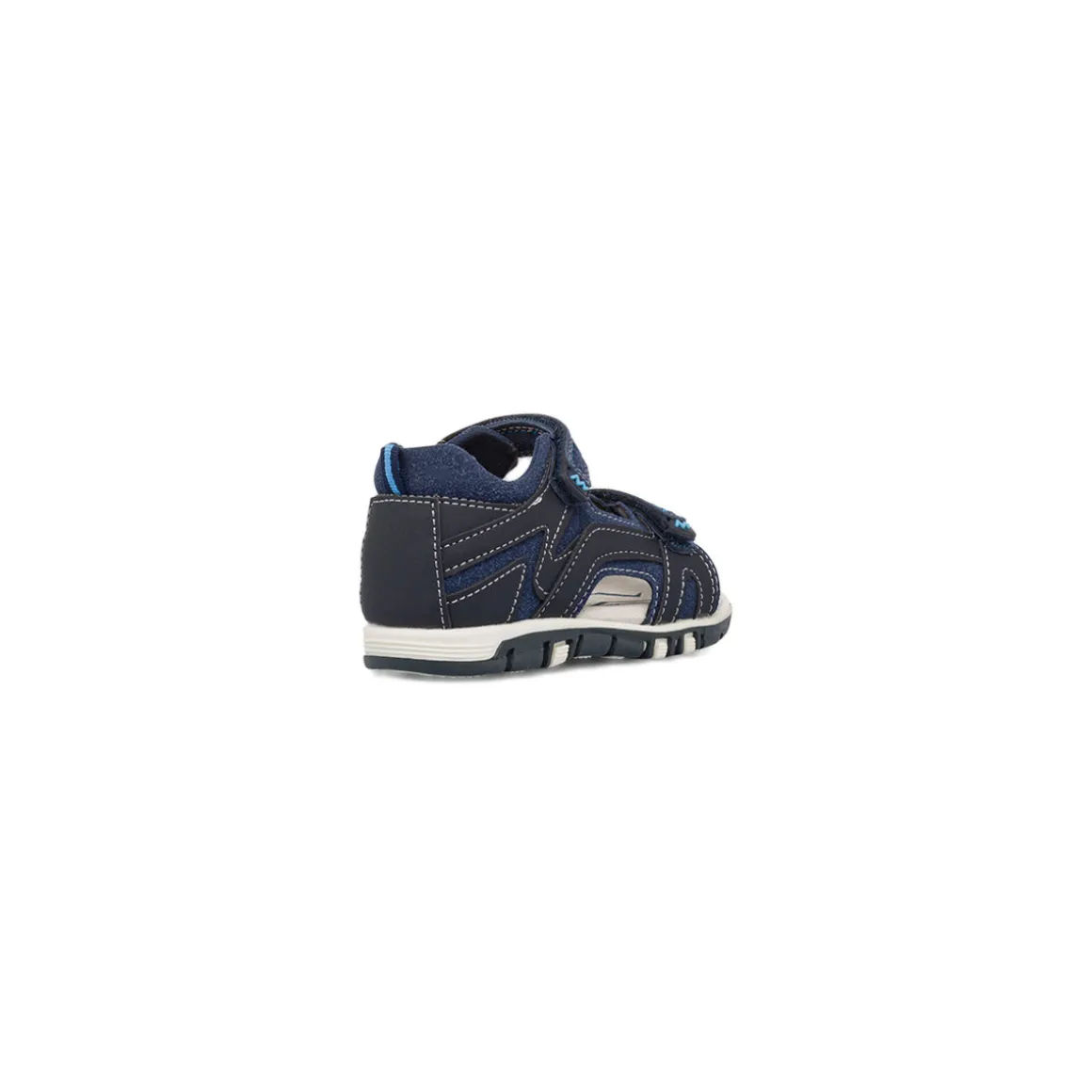 Sandali da Bambino Primi Passi blu con sottopiede in Pelle Lumberjack