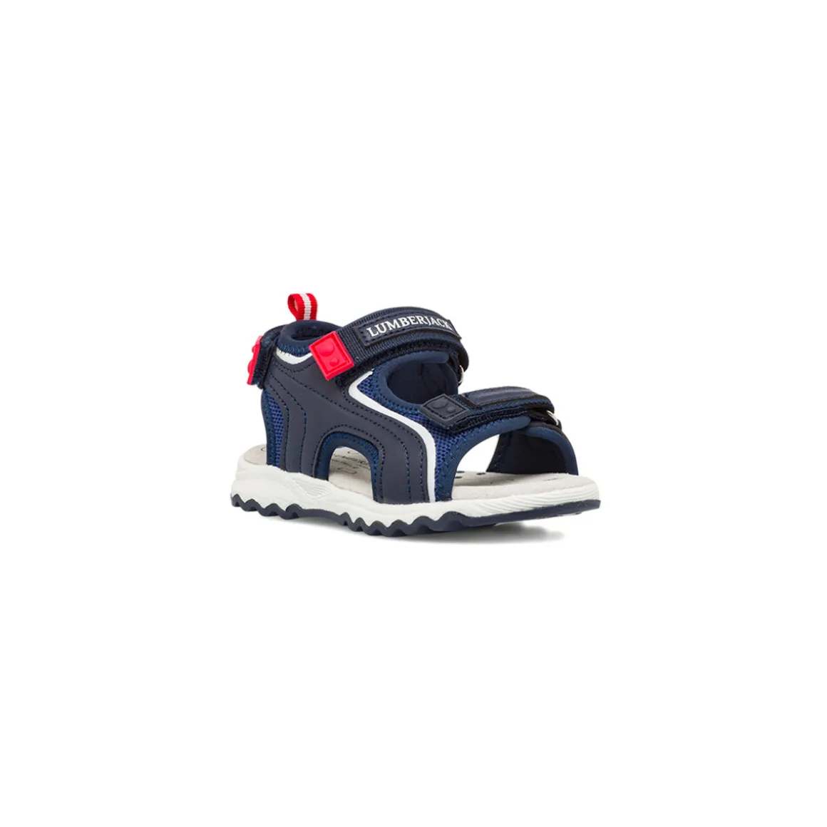 Sandali Primi passi Bambino blu con sottopiede in pelle Lumberjack