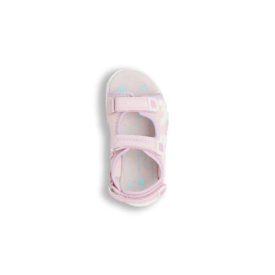 Sandali Rosa da Bambina con chiusura a strappo Lumberjack