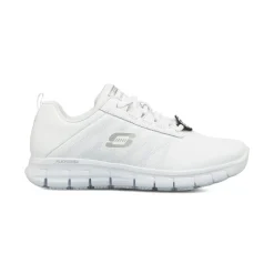 Scarpe antinfortunistiche bianche da Donna in memory foam Slip Resistant Skechers Work