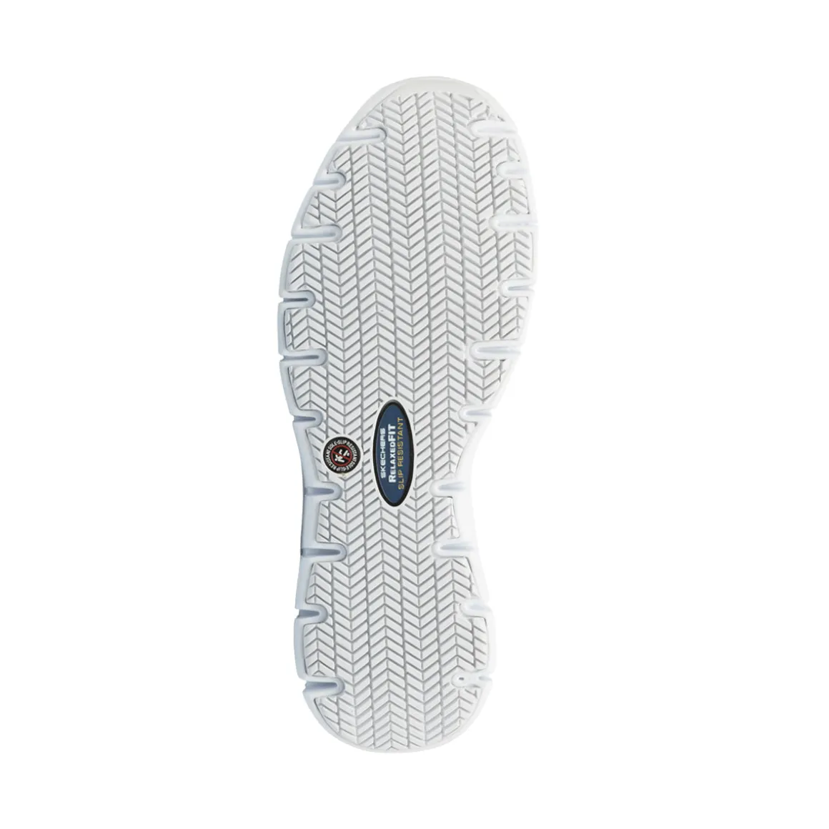 Scarpe antinfortunistiche bianche da Donna in memory foam Slip Resistant Skechers Work