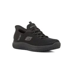 Scarpe antinfortunistiche nere da Uomo in Memory Foam Skechers Work Slip-ins