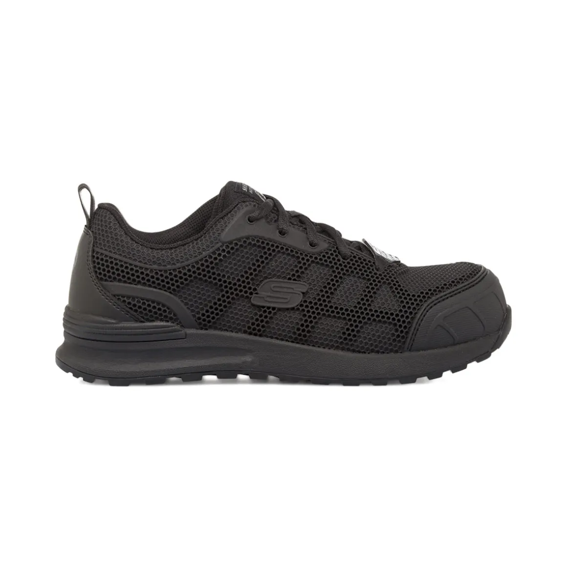 Scarpe antinfortunistiche nere da Donna in Memory Foam Skechers Work