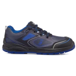 Scarpe antinfortunistiche S1P nere e blu da uomo Safety Jogger Cador