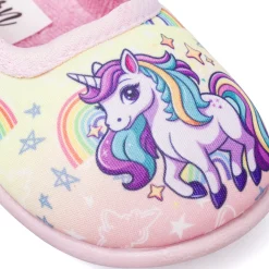 Scarpe Antiscivolo Arcobaleno da Bambina Unicorno