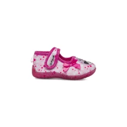 Scarpe Antiscivolo rosa da Bambina con fiocco Minnie