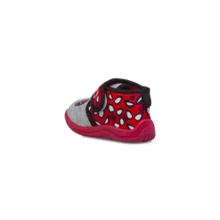 Scarpe Antiscivolo rosse da Bambino con chiusura a strappo Spiderman