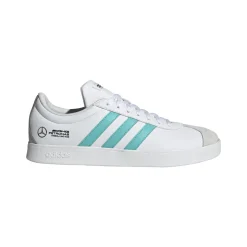Scarpe Bianche con strisce turchesi adidas x Mercedes-AMG Petronas F1 Team VL Court