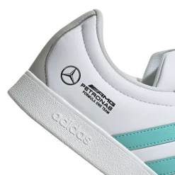 Scarpe Bianche con strisce turchesi adidas x Mercedes-AMG Petronas F1 Team VL Court