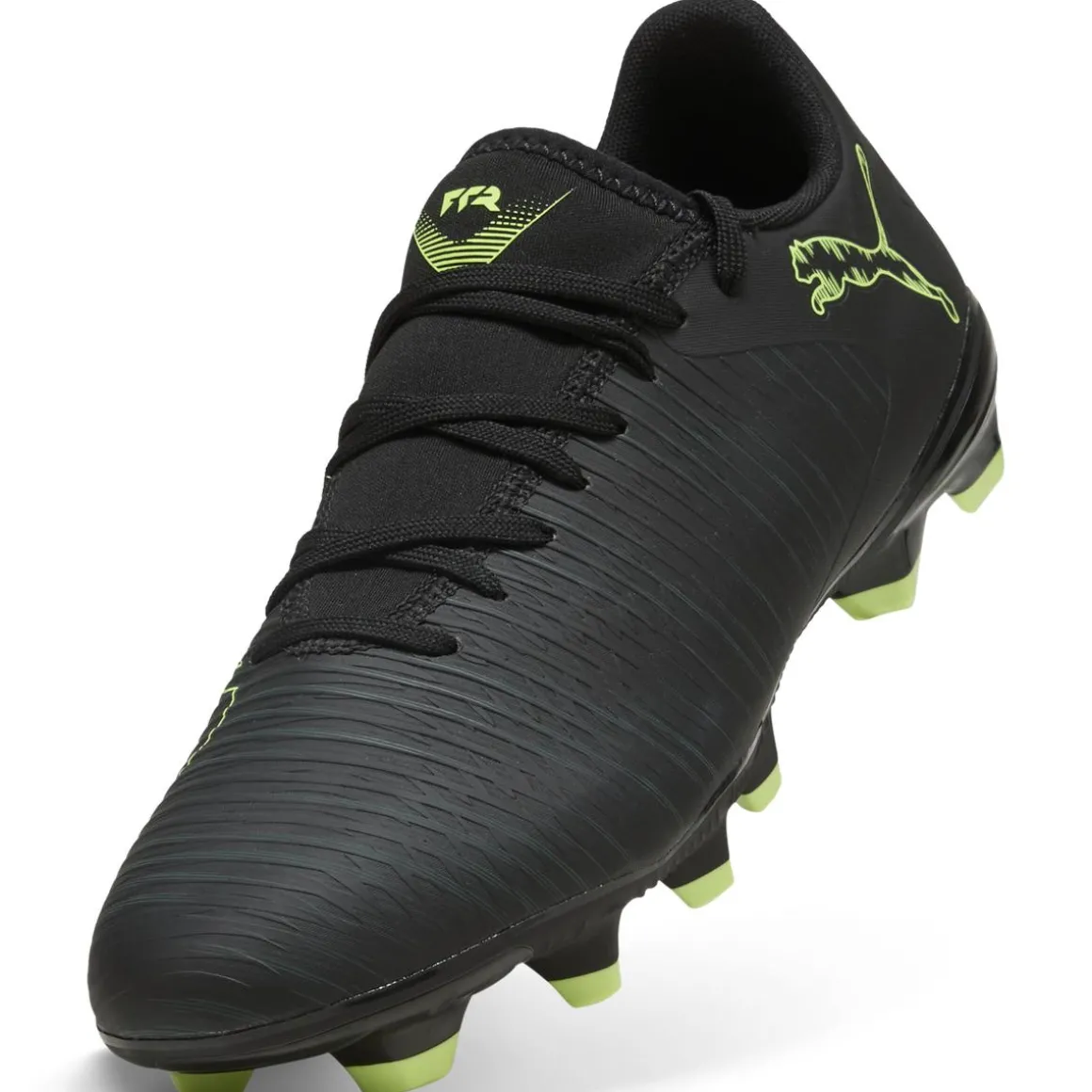 Scarpe Calcio Nere da Uomo con inserti fluo Puma Future 8 Play FG/AG