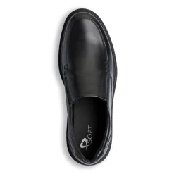 Scarpe comfort nere da uomo in pelle P Soft