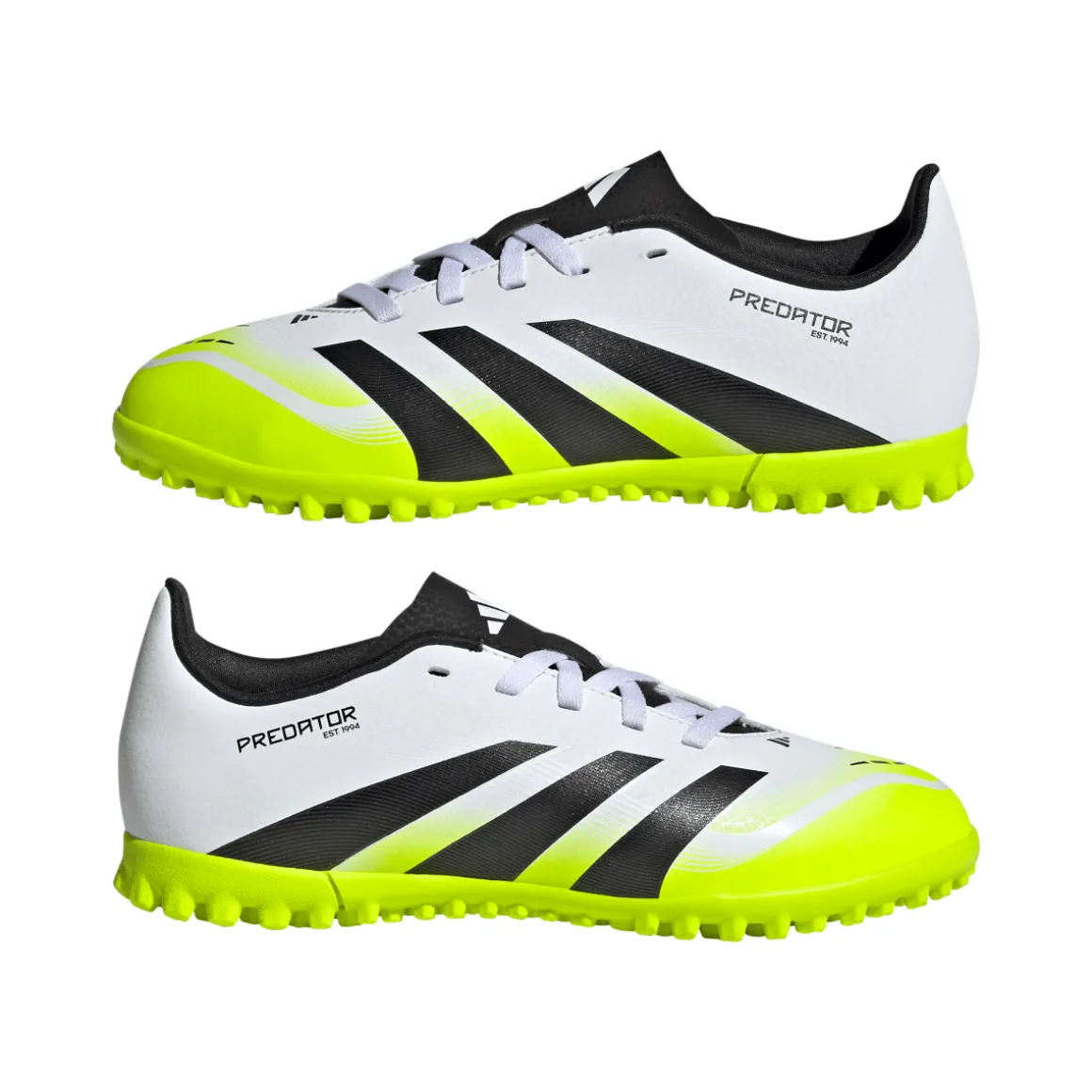Scarpe da Calcetto Bianche e Giallo da Bambino adidas Predator Club TF