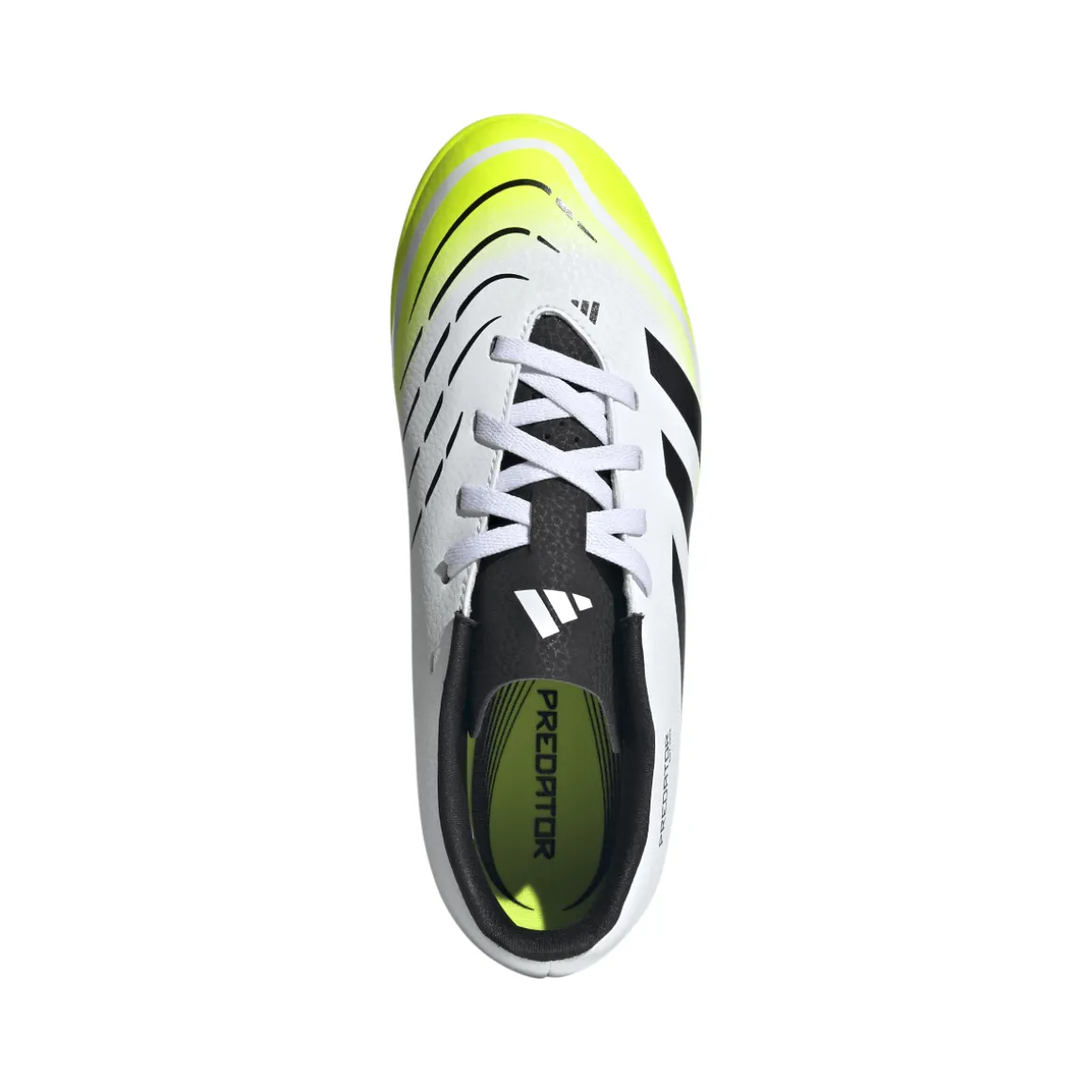 Scarpe da Calcetto Bianche e Giallo da Bambino adidas Predator Club TF