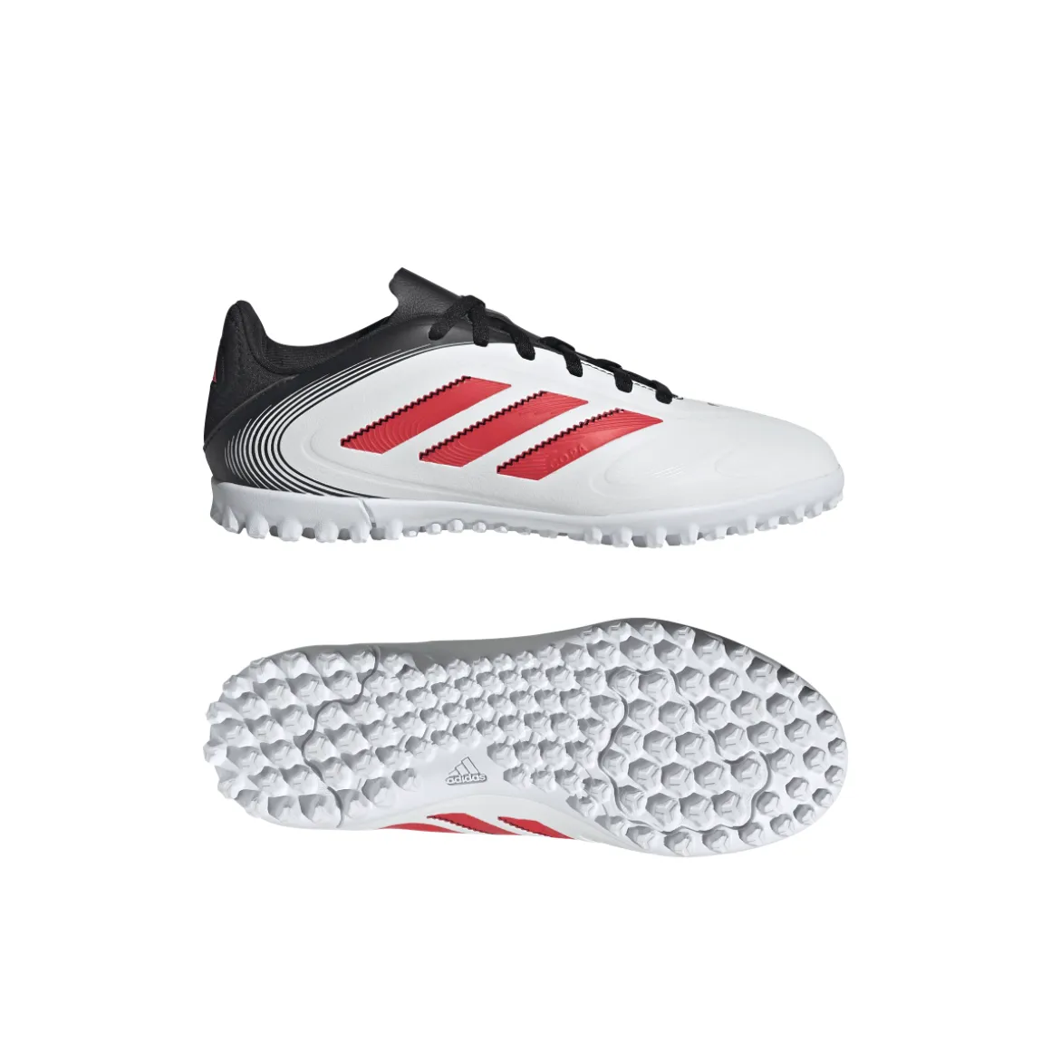 Scarpe da Calcetto bianche da ragazzo adidas Copa Pure Club III