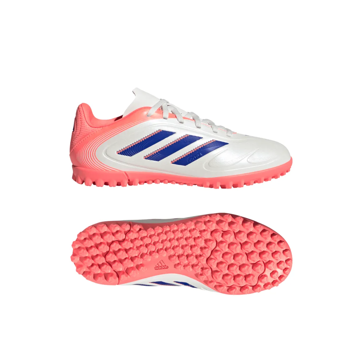 Scarpe da Calcetto da Bambino bianche adidas Copa Pure III Club TF