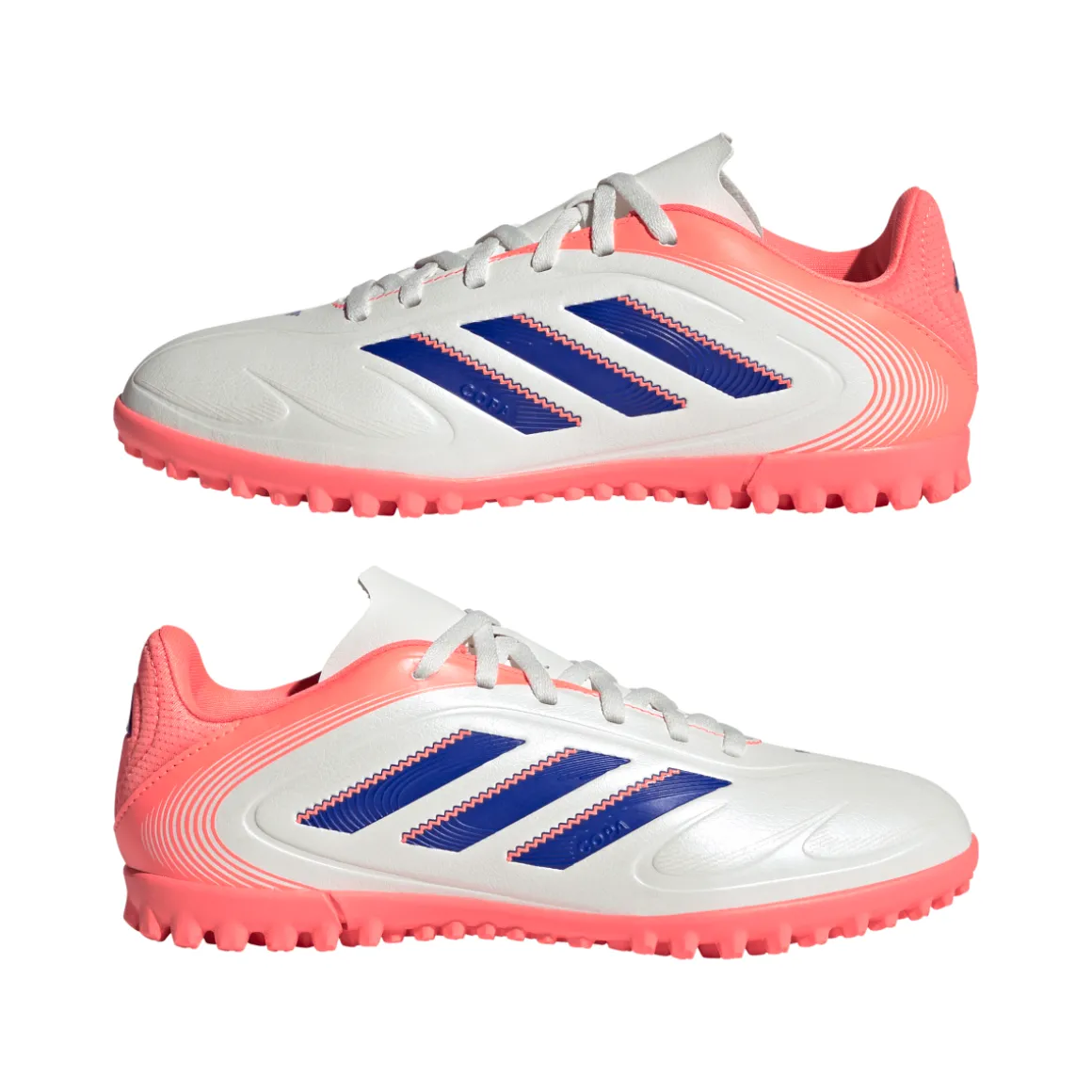 Scarpe da Calcetto da Bambino bianche adidas Copa Pure III Club TF