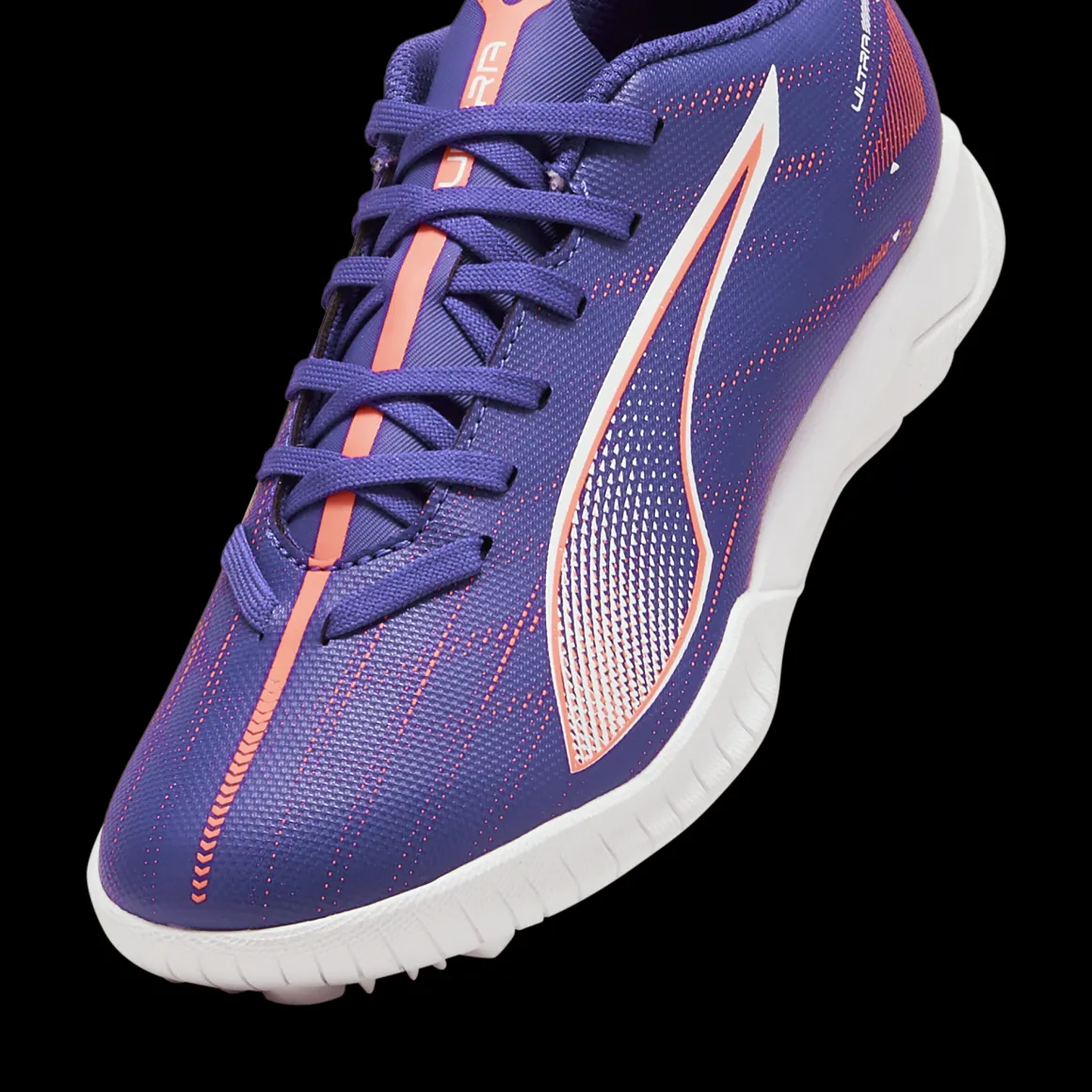Scarpe da calcetto da ragazzo viola Puma Ultra 5