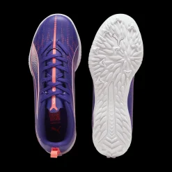 Scarpe da calcetto da ragazzo viola Puma Ultra 5