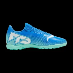 Scarpe da calcetto da uomo blu e azzurre Puma Future 7