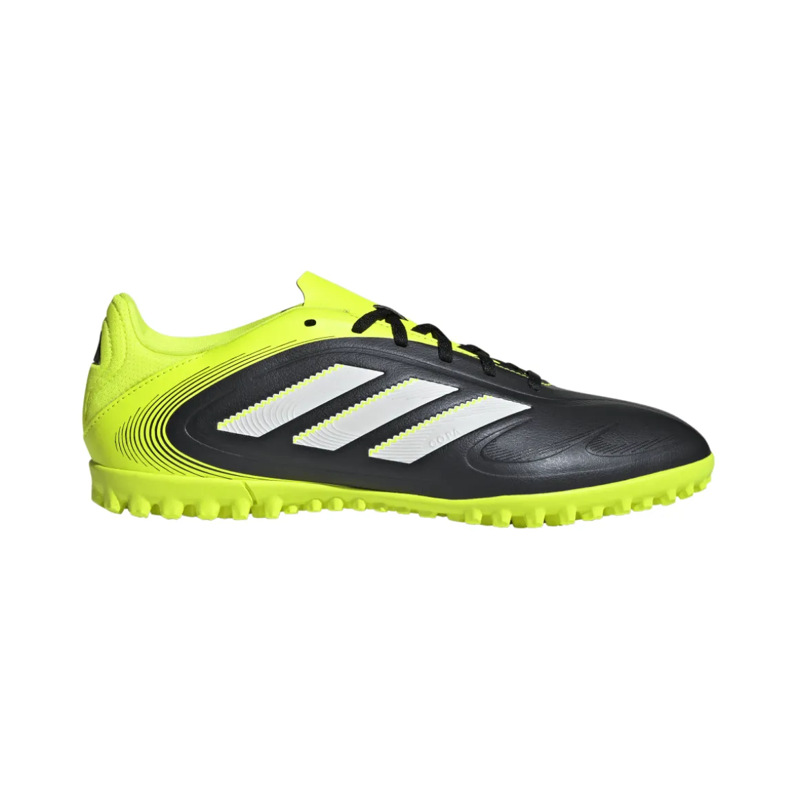 Scarpe da Calcetto nere e giallo da Uomo adidas Copa Pure III CLUB TF