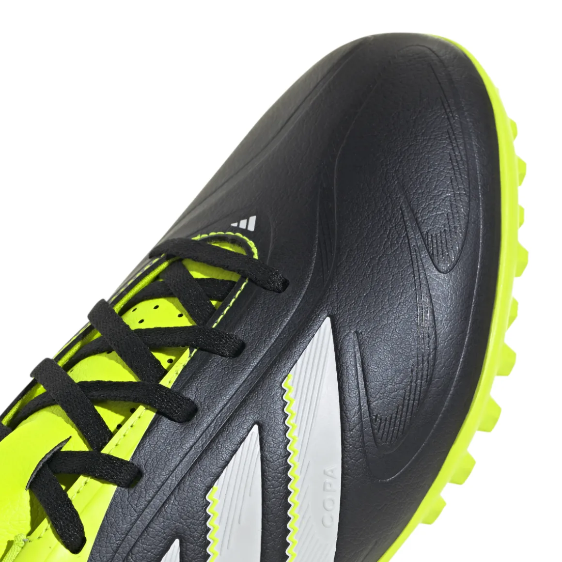 Scarpe da Calcetto nere e giallo da Uomo adidas Copa Pure III CLUB TF