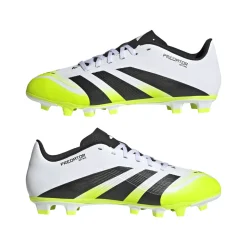Scarpe da Calcio bianche e gialle da Uomo adidas Predator Club FG/MG