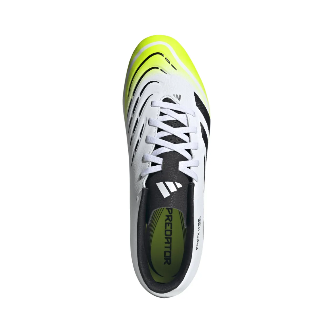 Scarpe da Calcio bianche e gialle da Uomo adidas Predator Club FG/MG