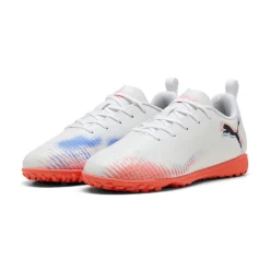 Scarpe da Calcio bianche da Ragazzo Puma FUTURE 8 PLAY TT Jr
