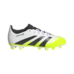 Scarpe da Calcio bianco e giallo Ragazzo adidas Predator Club FG/MG