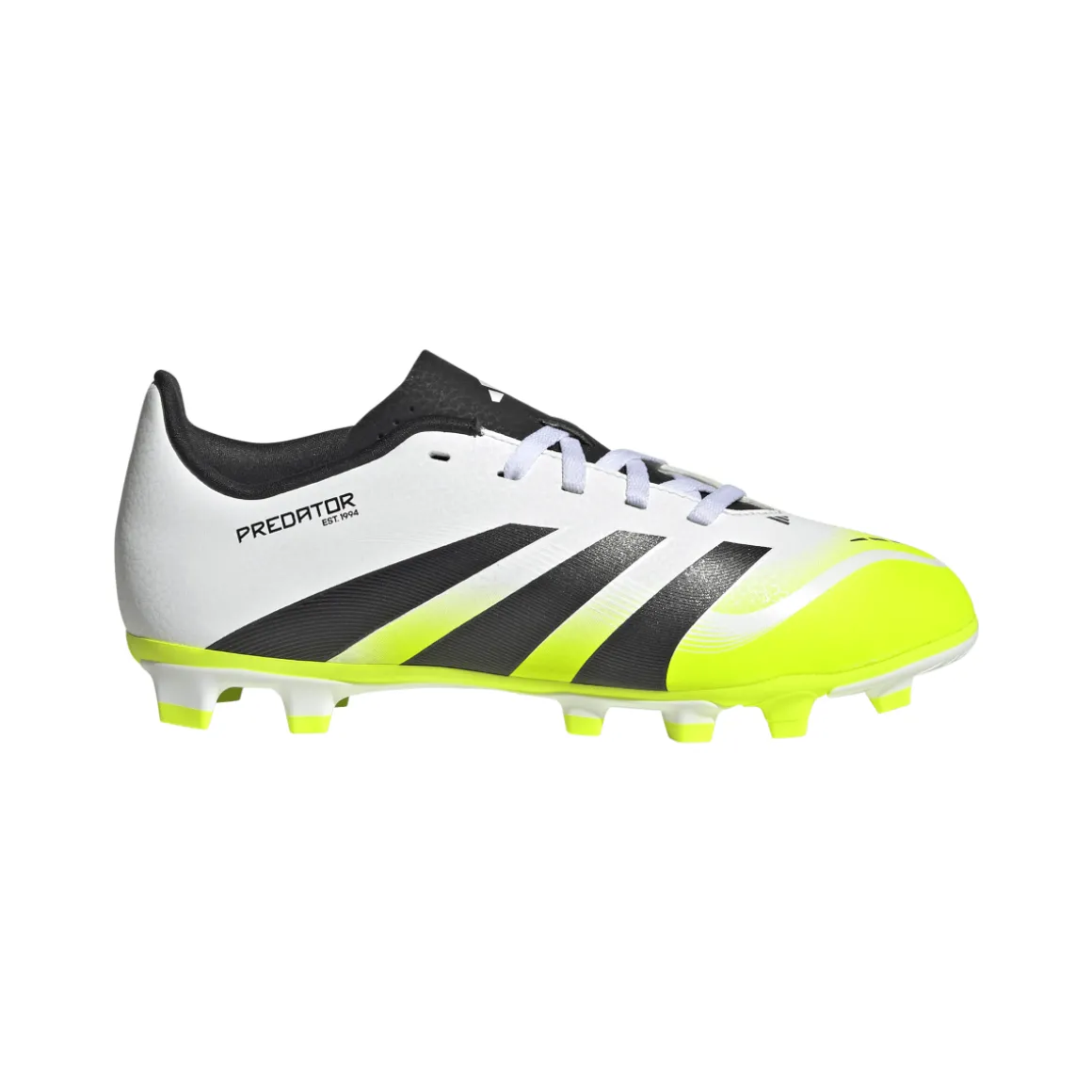 Scarpe da Calcio bianco e giallo Ragazzo adidas Predator Club FG/MG