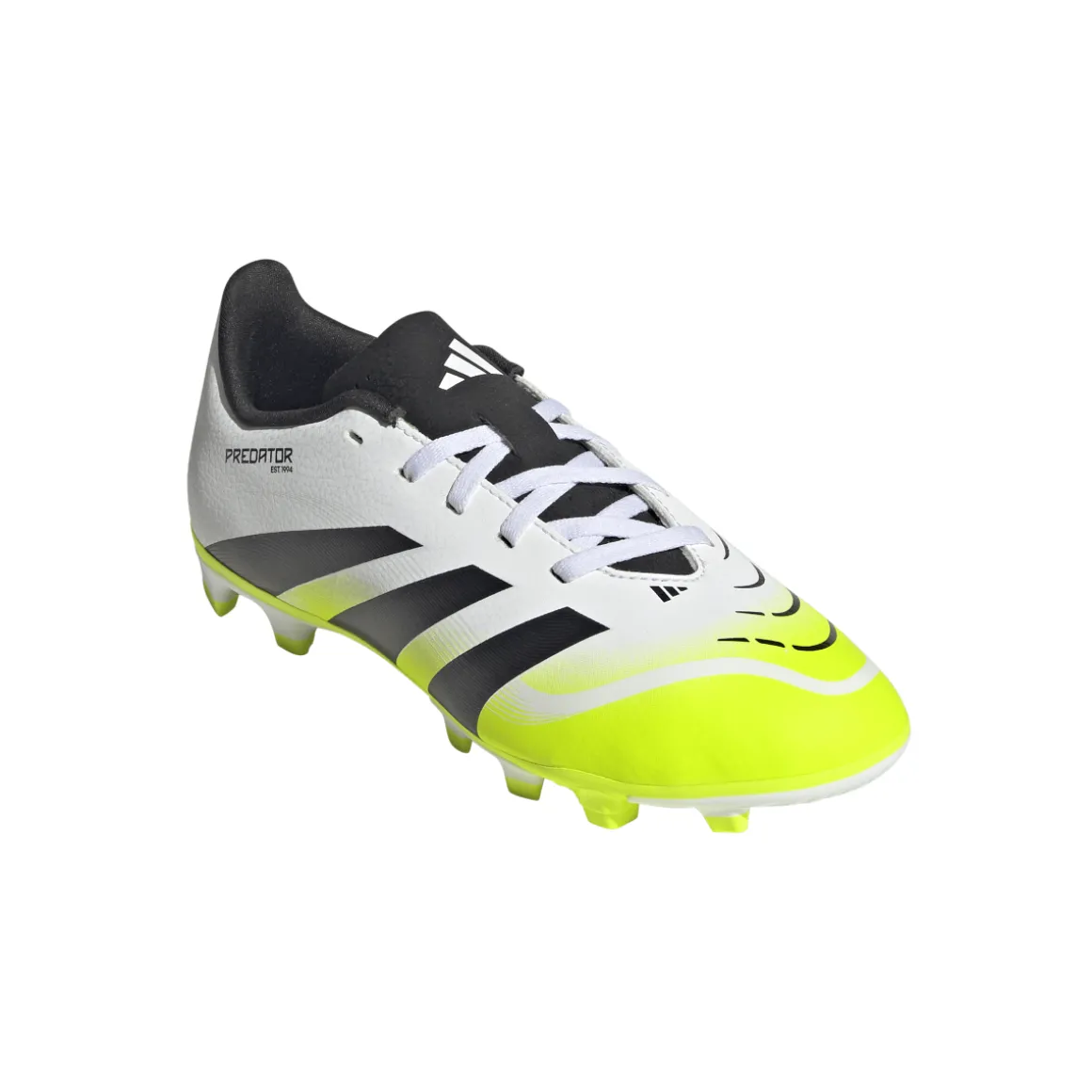 Scarpe da Calcio bianco e giallo Ragazzo adidas Predator Club FG/MG