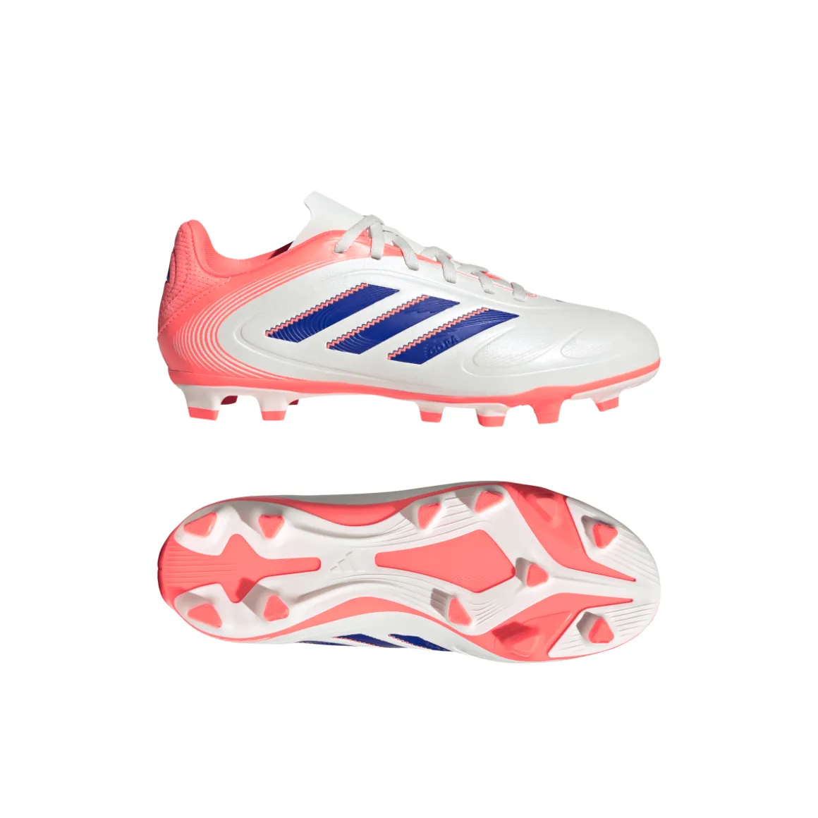 Scarpe da Calcio da Bambino bianche adidas Copa Pure III Club FG/MG